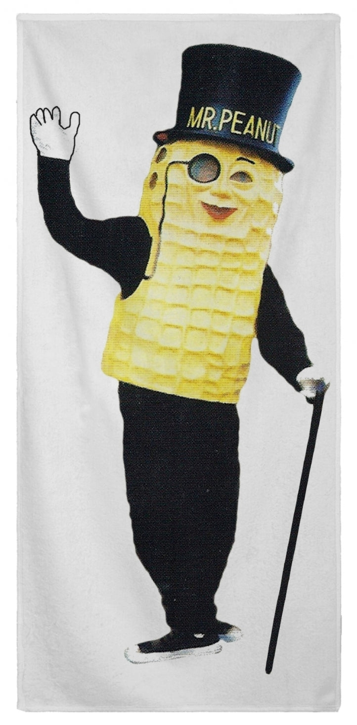 Mister Peanut Beach Blanket - Retro Jersey Shore