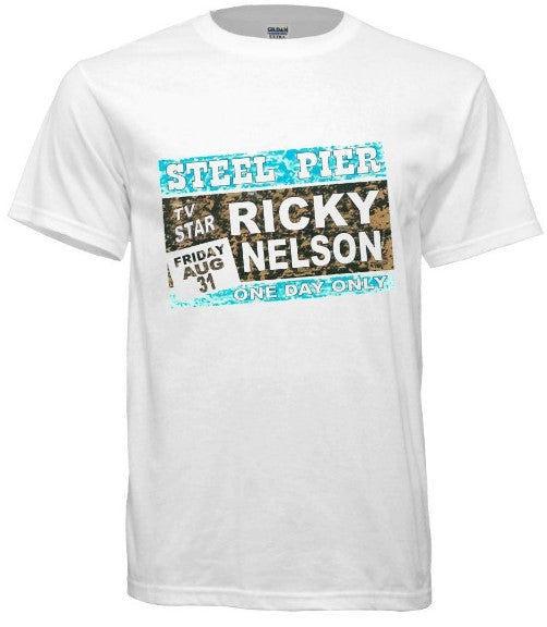 Atlantic City Steel Pier Ricky Nelson Tee