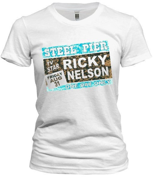 Atlantic City Steel Pier Ricky Nelson Tee