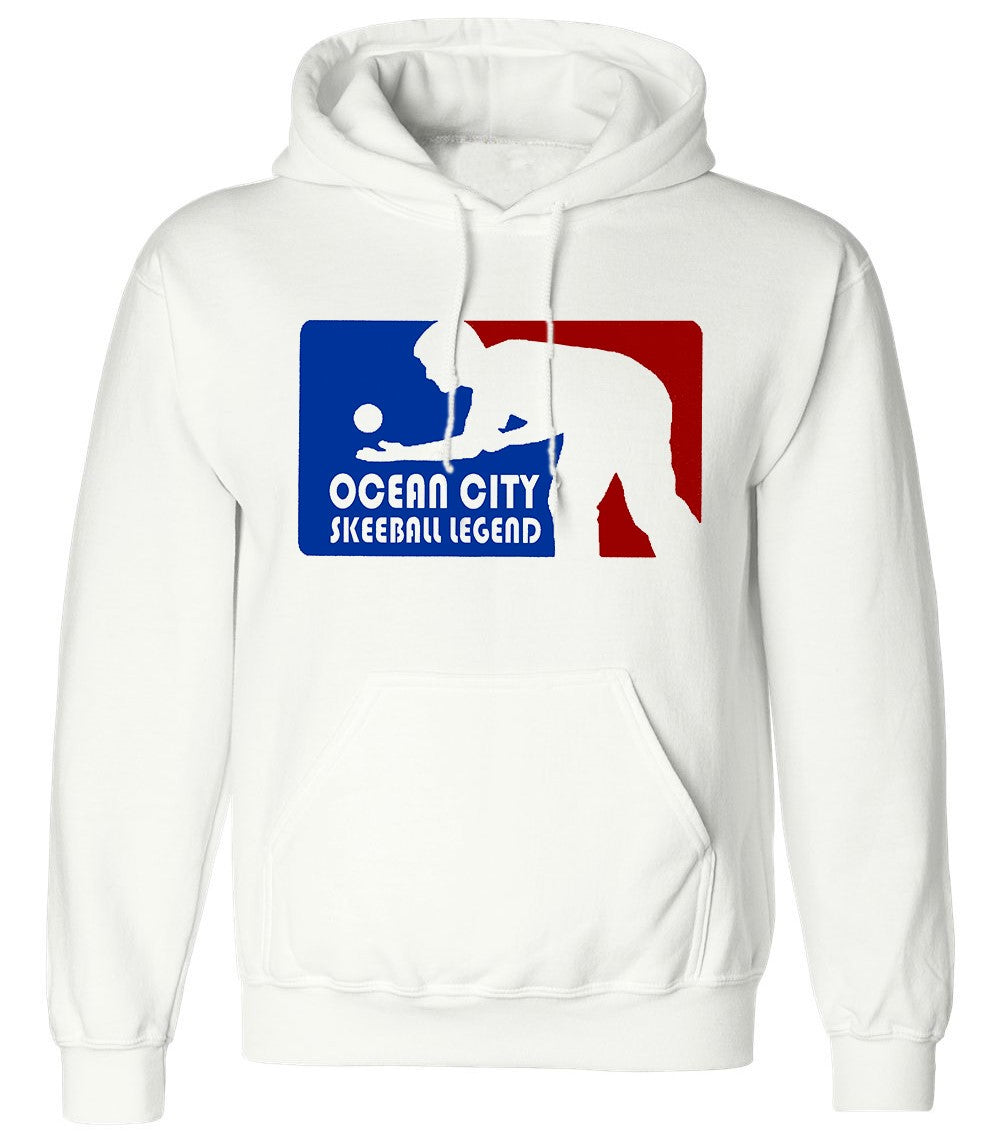 Ocean City Boardwalk Skeeball Legend Hoodie