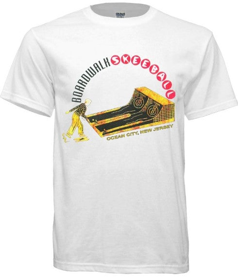 Ocean City Boardwalk Skeeball Tee - Retro Jersey Shore