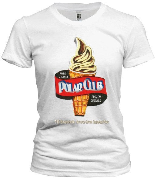 Polar Club Retro Boardwalk Custard Tee