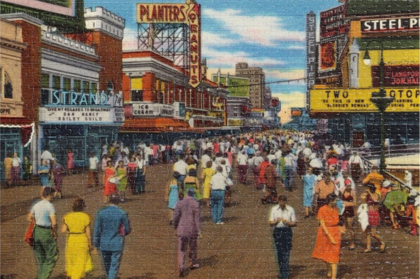 Atlantic City Vintage Boardwalk Puzzle 500 Pieces