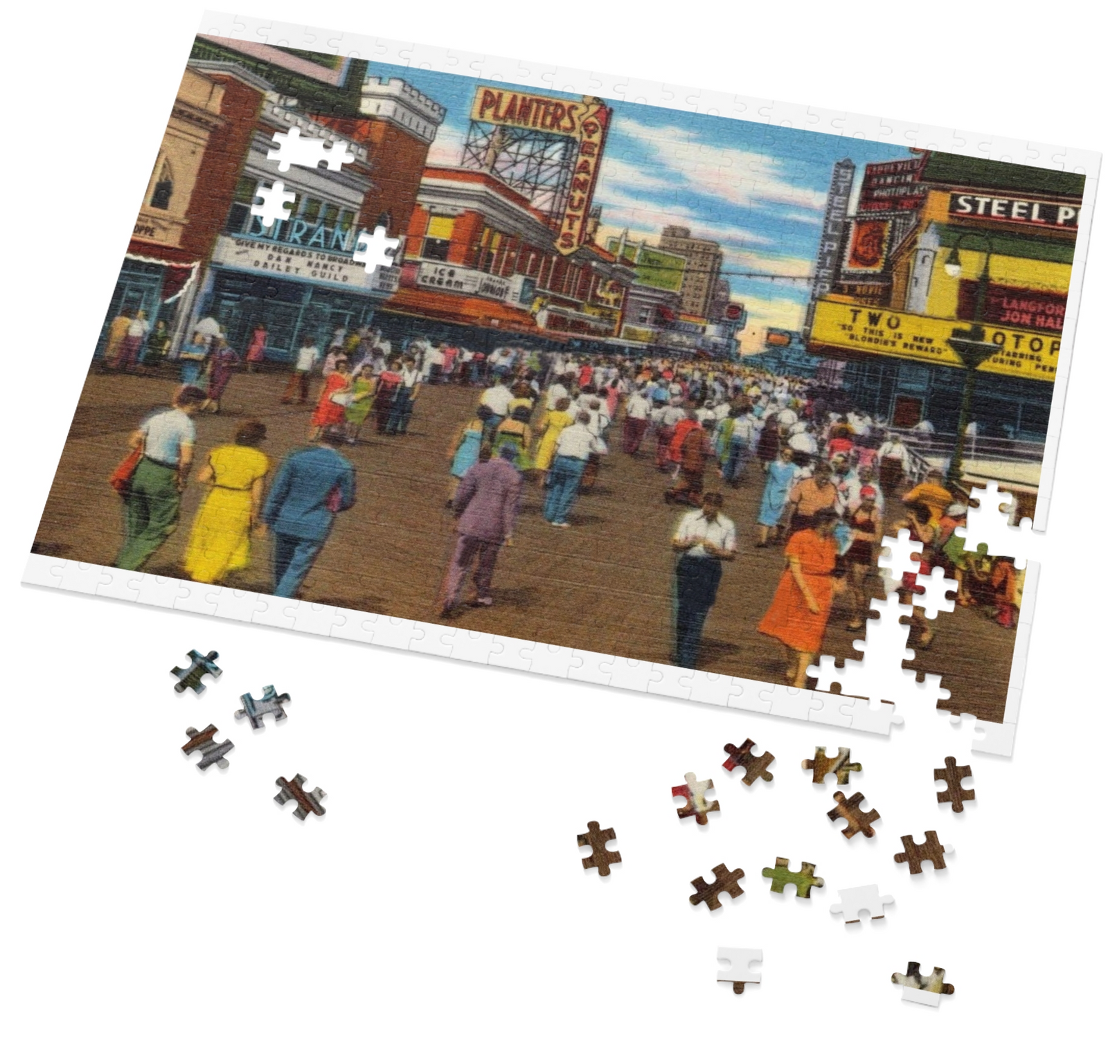 Atlantic City Vintage Boardwalk Puzzle 500 Pieces