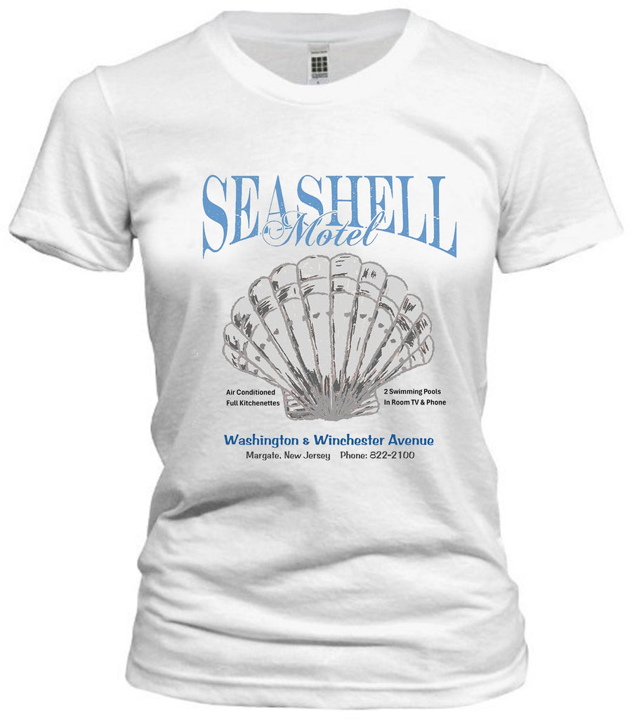 Seashell Motel Margate NJ Retro Tee