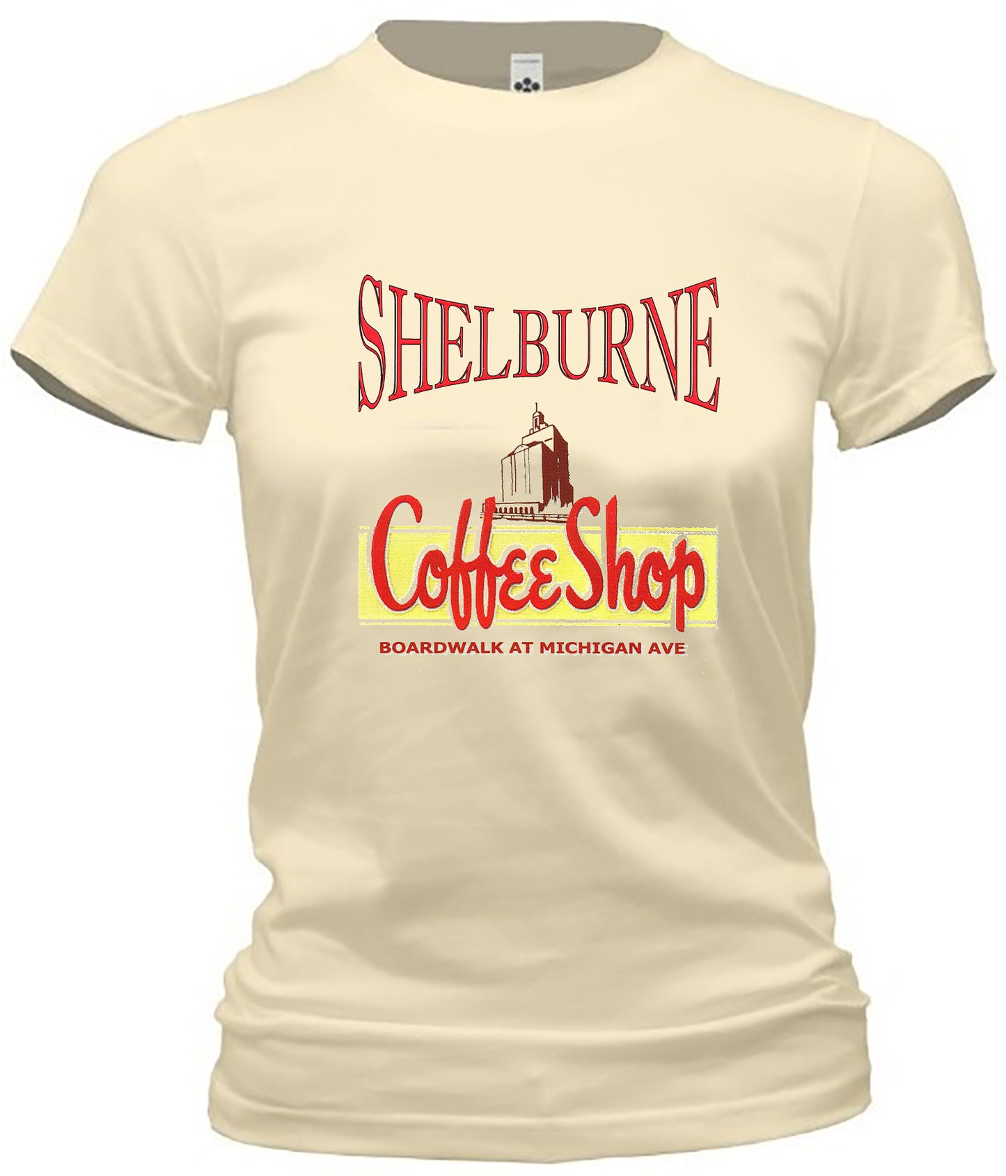 Shellburne Coffee Shop Atlantic City Tee - Retro Jersey Shore