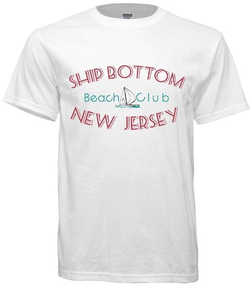 Ship Bottom Beach Club Tee - Retro Jersey Shore