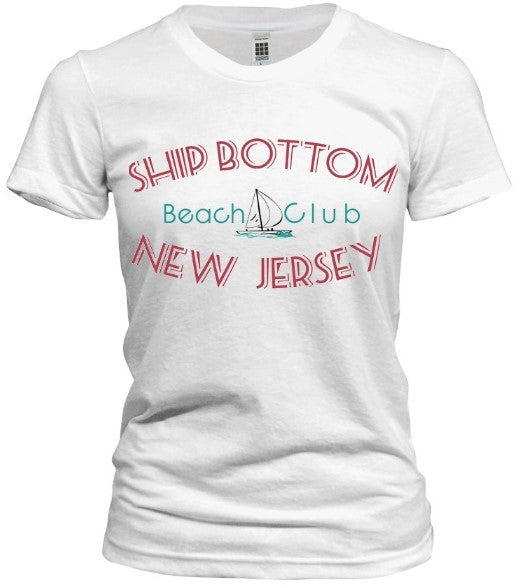 Ship Bottom Beach Club Tee - Retro Jersey Shore