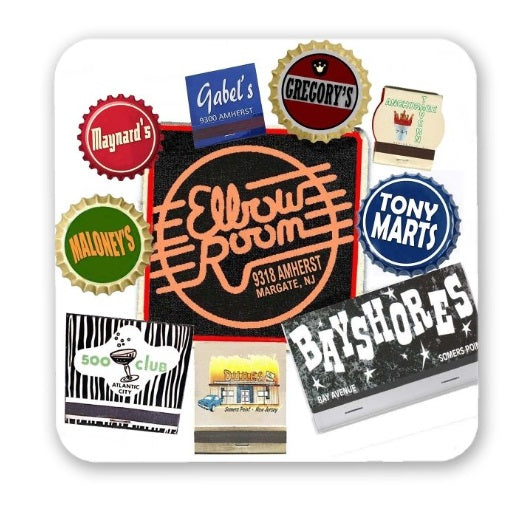 Shore Bars Retro Coaster Set - Retro Jersey Shore