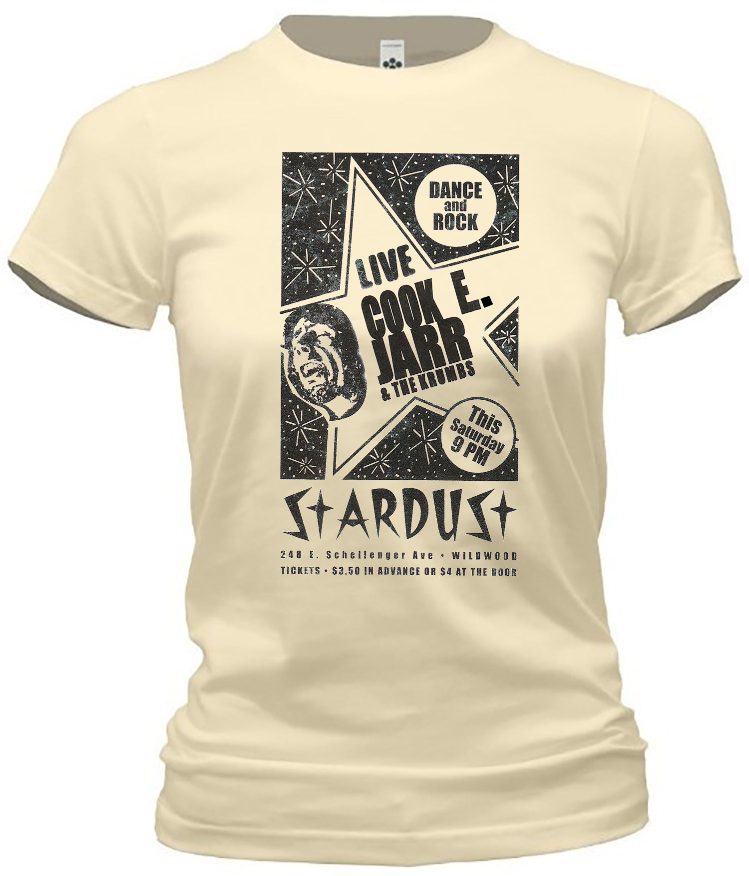 Stardust Wildwood Cook E. Jarr Vintage Tee