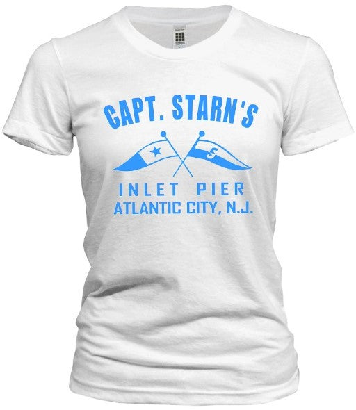 Captain Starn's Atlantic City Tee - Retro Jersey Shore