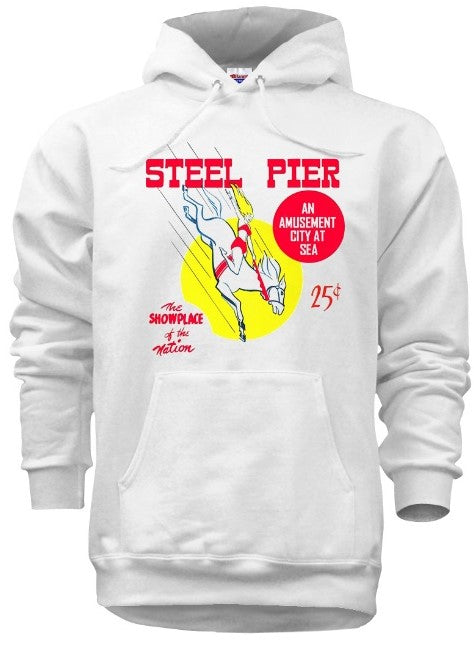 Steel Pier Diving Horse Hoodie - Retro Jersey Shore