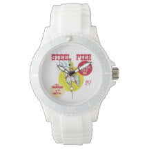 Steel Pier Diving Horse Ladies Sport Watch - Retro Jersey Shore