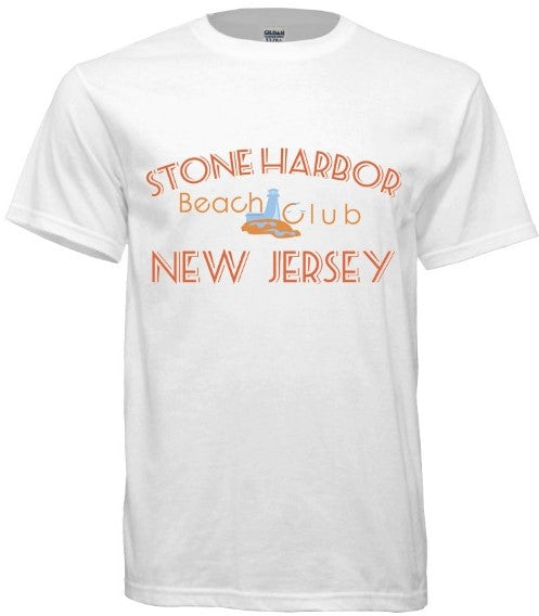 Stone Harbor Beach Club Tee - Retro Jersey Shore