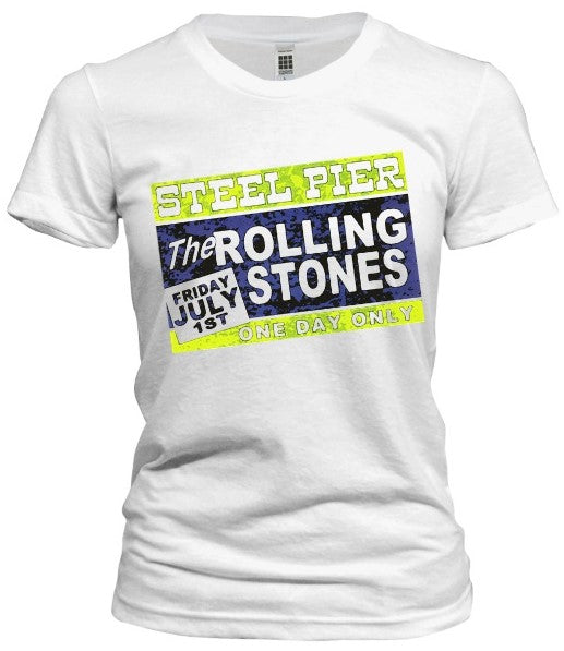 Rolling Stones Steel Pier Tee - Retro Jersey Shore