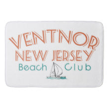 Ventnor Beach Club Bath Mat - Retro Jersey Shore