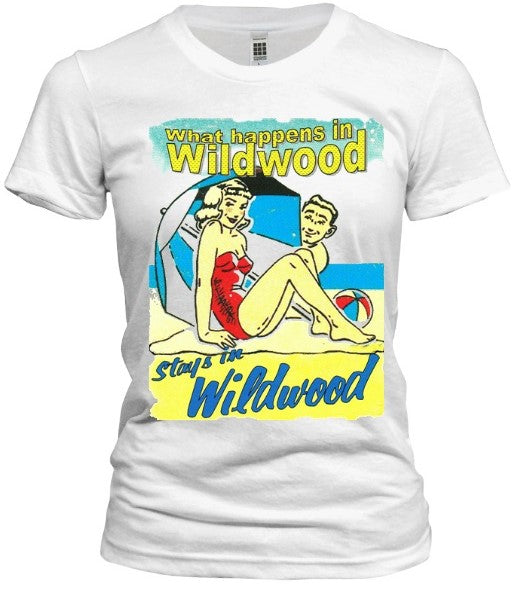 What Happens In Wildwood Retro Tee - Retro Jersey Shore