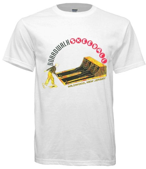 Wildwood Boardwalk Skeeball Tee - Retro Jersey Shore