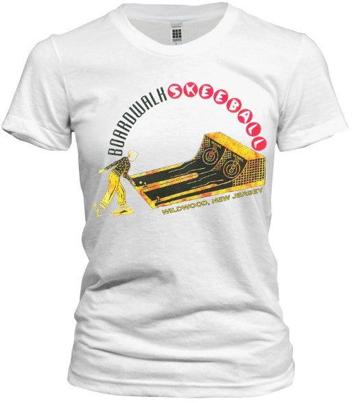 Wildwood Boardwalk Skeeball Tee - Retro Jersey Shore